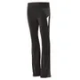 Womens Wide Waistband, Low Rise, Heathered Accented Side Panel Warmup Pants 