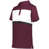 Womens 3-Button, 50+UPF Polo Shirt (Black,Carbon,Cardinal,Sky,Forest,Kelly,Maroon,Navy,White)