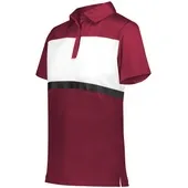 Womens 3-Button, 50+UPF Polo Shirt (Black,Carbon,Cardinal,Sky,Forest,Kelly,Maroon,Navy,White)