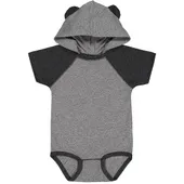 Rabbit Skins Infant Hooded Bodysuit W/ Ears 4417