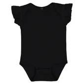 Rabbit Skins Infant Flutter Sleeve Bodysuit 4439