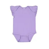 Rabbit Skins Infant Flutter Sleeve Bodysuit 4439