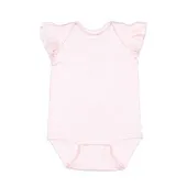 Rabbit Skins Infant Flutter Sleeve Bodysuit 4439