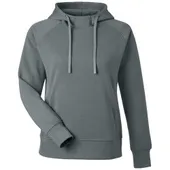 J. America Ladies Apex Fleece Hooded Sweatshirt 8753