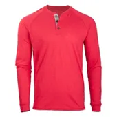 Boxercraft Men's Henley Long Sleeve BM3101