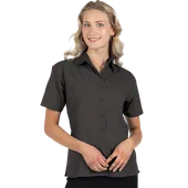 Blue Generation Ladies' S/S Superblend Poplin Shirt With Matching Buttons BG6266S