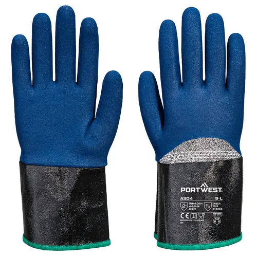 Portwest Grip C13 Nitrile Foam Extend Cuff Glove A304