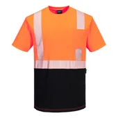 Portwest Hi-Vis Segmented Tape Contrast T-Shirt S/S S196