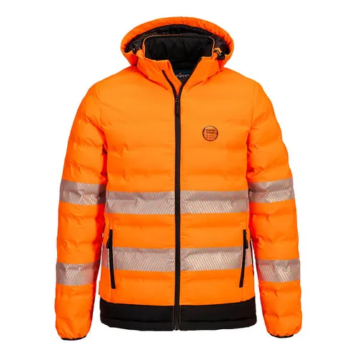 Portwest Hi Vis Ultrasonic Heated Tunnel Jacket S548