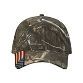 Kati Camo Woven USA Flag Cap KAT-LC350