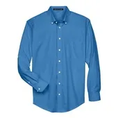 Devon & Jones Men's Crown Collection Oxford Woven Dress Shirt D630