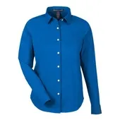 Devon & Jones Women's Crownlux Performance Spencer Poplin Dress Shirt DG505W