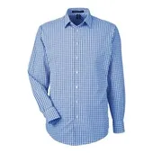 Devon & Jones Men's Crownlux Performance Gingham Dress Shirt DG536