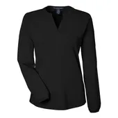Devon & Jones Women's Raleigh Half-Placket Knit Top DP122W