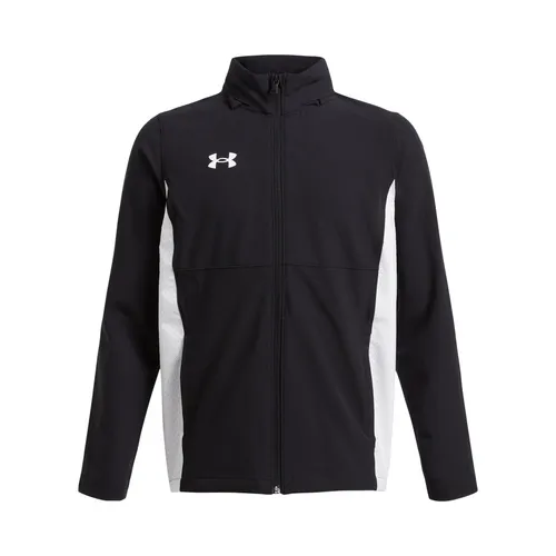 Under Armour Rival Stretch Woven Boys' Full-Zip Jacket 1390161. Free shipping.  Some exclusions apply.