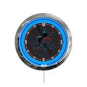 Holland Miami Marlins Led Wall Clock