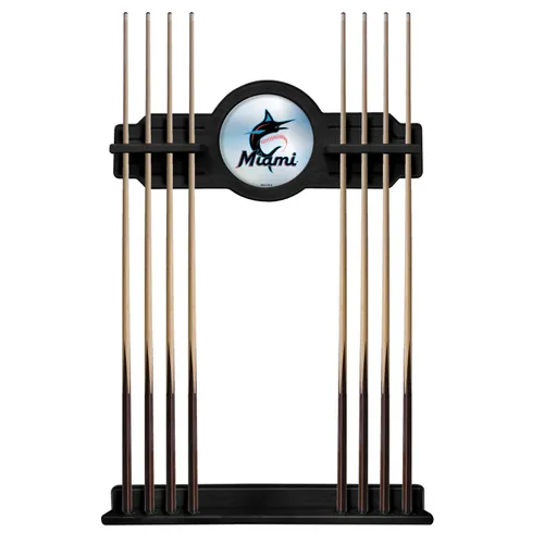 Holland Miami Marlins Solid Wood Cue Rack
