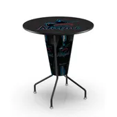 Holland L218 Miami Marlins Lighted Pub Table