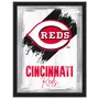 Holland Cincinnati Reds Logo Wall Mirror