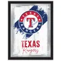 Holland Texas Rangers Logo Wall Mirror