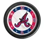 Holland Atlanta Braves Indoor/Outdoor Led Wall Clock