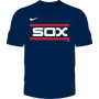 Nike MLB Adult Short Sleeve Dri-Fit Crew Neck Tee Chicago White Sox N223