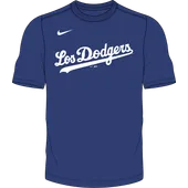 Nike MLB Adult Short Sleeve Dri-Fit Crew Neck Tee Los Angeles Dodgers N223