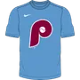 Nike MLB Adult Short Sleeve Dri-Fit Crew Neck Tee Philadelphia Phillies N223