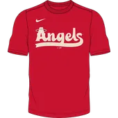 Nike MLB Adult Short Sleeve Dri-Fit Crew Neck Tee Los Angeles Angels N223