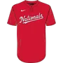 Nike MLB Adult Dri-Fit 1-Button Pullover Jersey Washington Nationals N383