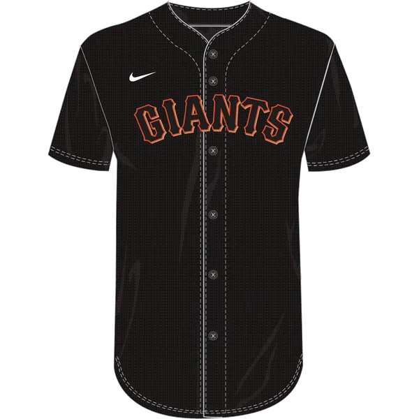 Nike MLB Youth Dri-Fit Full Button Jersey San Francisco Giants