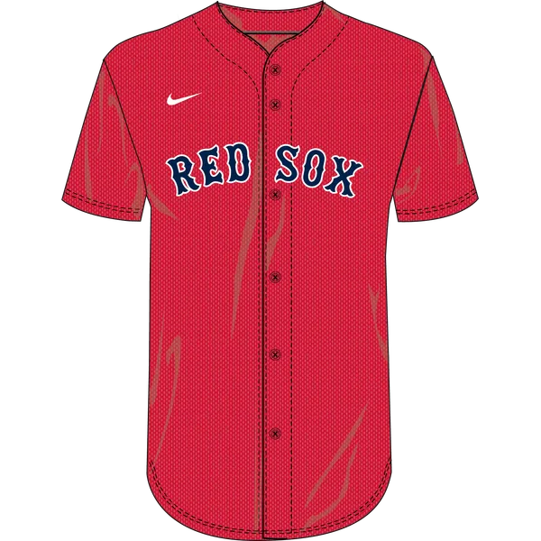 Nike MLB Youth Dri-Fit Full Button Jersey Boston Red Sox NY40