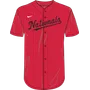 Nike MLB Youth Dri-Fit Full Button Jersey Washington Nationals NY40