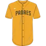 Nike MLB Youth Dri-Fit Full Button Jersey San Diego Padres NY40