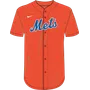 Nike MLB Youth Dri-Fit Full Button Jersey New York Mets NY40
