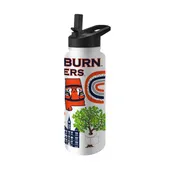 Logo Brands Auburn 34Oz Native Quencher Bottle 110-S34qb-63 Auburn Tigers
