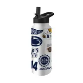 Logo Brands Penn State 34Oz Native Quencher Bottle 196-S34qb-63 Penn State Nittany Lions