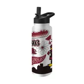 Logo Brands South Carolina 34Oz Native Quencher Bottle 208-S34qb-63 South Carolina Gamecocks