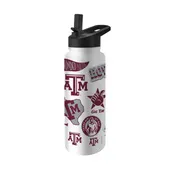 Logo Brands Texas A&M 34Oz Native Quencher Bottle 219-S34qb-63 Texas A&M Aggies