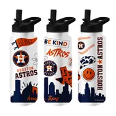 Logo Brands Houston Astros 34Oz Native Quencher Bottle 513-S34qb-63 Houston Astros