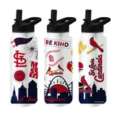 Logo Brands St Louis Cardinals 34Oz Native Quencher Bottle 527-S34qb-63 St. Louis Cardinals