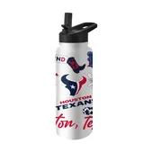 Logo Brands Houston Texans 34Oz Native Quencher Bottle 613-S34qb-63 Houston Texans