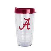 Logo Brands Alabama 16Oz Flipside Dbl Wall Clear Tumbler 102-Pd16ct-34 Alabama Crimson Tide