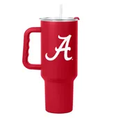 Logo Brands Alabama 40Oz Flipside Powder Coat Tumbler 102-S40ptc-34 Alabama Crimson Tide