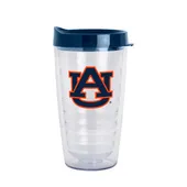 Logo Brands Auburn 16Oz Flipside Dbl Wall Clear Tumbler 110-Pd16ct-34 Auburn Tigers