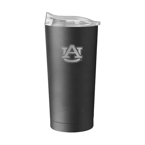 Logo Brands Auburn 20Oz Etch Powder Coat Tumbler 110-S20pt-Blk-9 Auburn Tigers