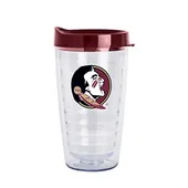 Logo Brands Fl State 16Oz Flipside Dbl Wall Clear Tumbler 136-Pd16ct-34 Florida State Seminoles