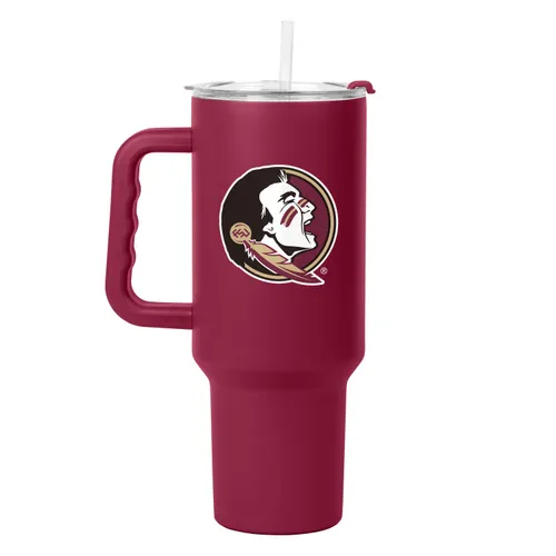 Logo Brands Fl State 40Oz Flipside Powder Coat Tumbler 136-S40ptc-34 Florida State Seminoles