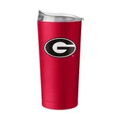 Logo Brands Georgia 20Oz Flipside Powder Coat Tumbler 142-S20pt-34 Georgia Bulldogs