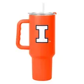 Logo Brands Illinois 40Oz Flipside Powder Coat Tumbler 151-S40ptc-34 Illinois Fighting Illini